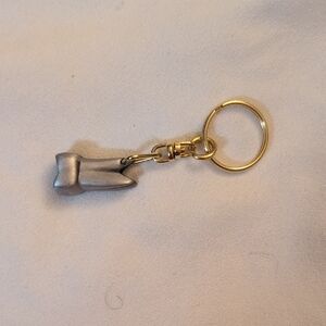Elegant Silver and Gold Molar Keychain ✨ Vintage ✨